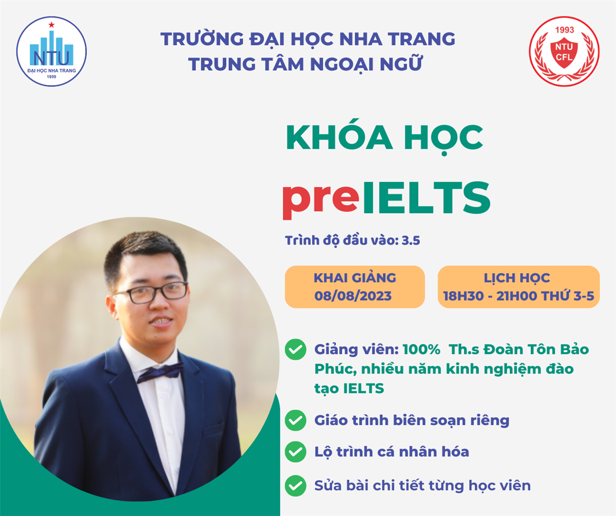 Lớp IELTS cơ bản 3.5