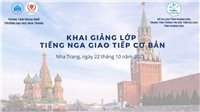 Khai giảng lớp Tiếng Nga Giao tiếp Cơ bản, hợp tác cùng Sở Du lịch Tỉnh Khánh Hoà