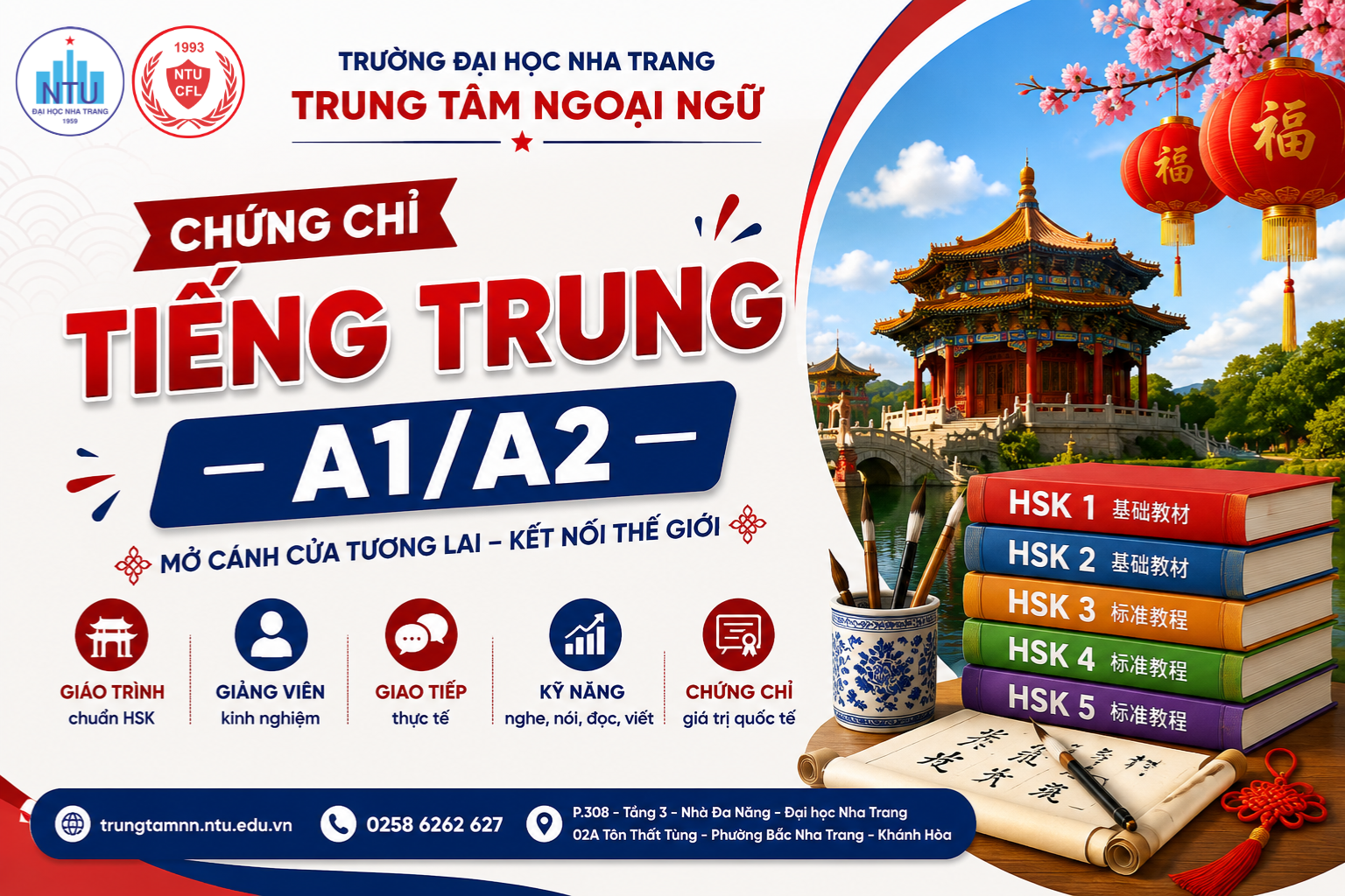 Chứng chỉ tiếng Trung A1/A2