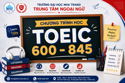 Chương trình học TOEIC 600 - 845