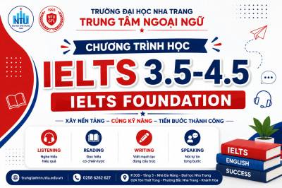 Chương trình học IELTS 3.5-4.5 - IELTS Foundation