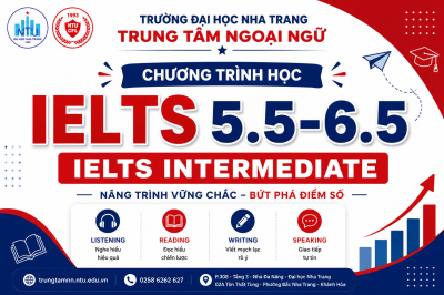 Chương trình học IELTS 5.5-6.5 - IELTS Intermediate