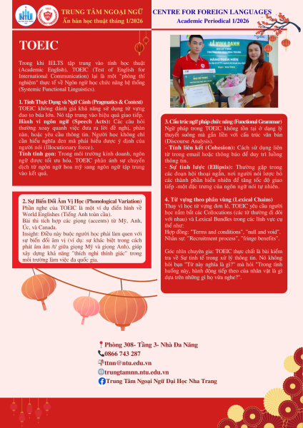 ẤN BẢN HỌC THUẬT THÁNG 01/2026