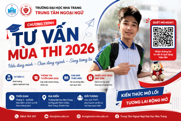 Chương trình tư vấn mùa thi 2026