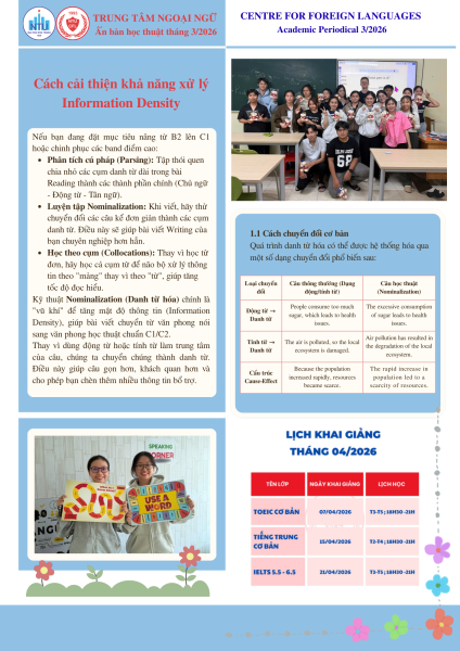 Ấn bản học thuật tháng 03/2026