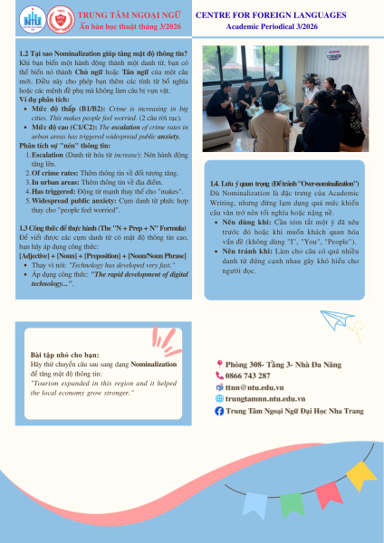 Ấn bản học thuật tháng 03/2026