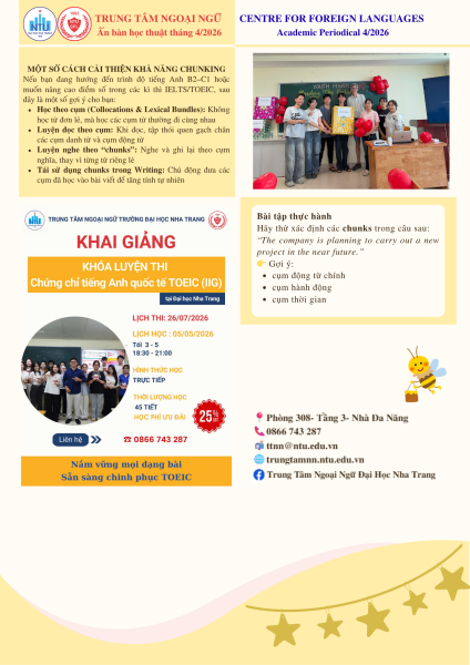 ẤN BẢN HỌC THUẬT THÁNG 4/2026