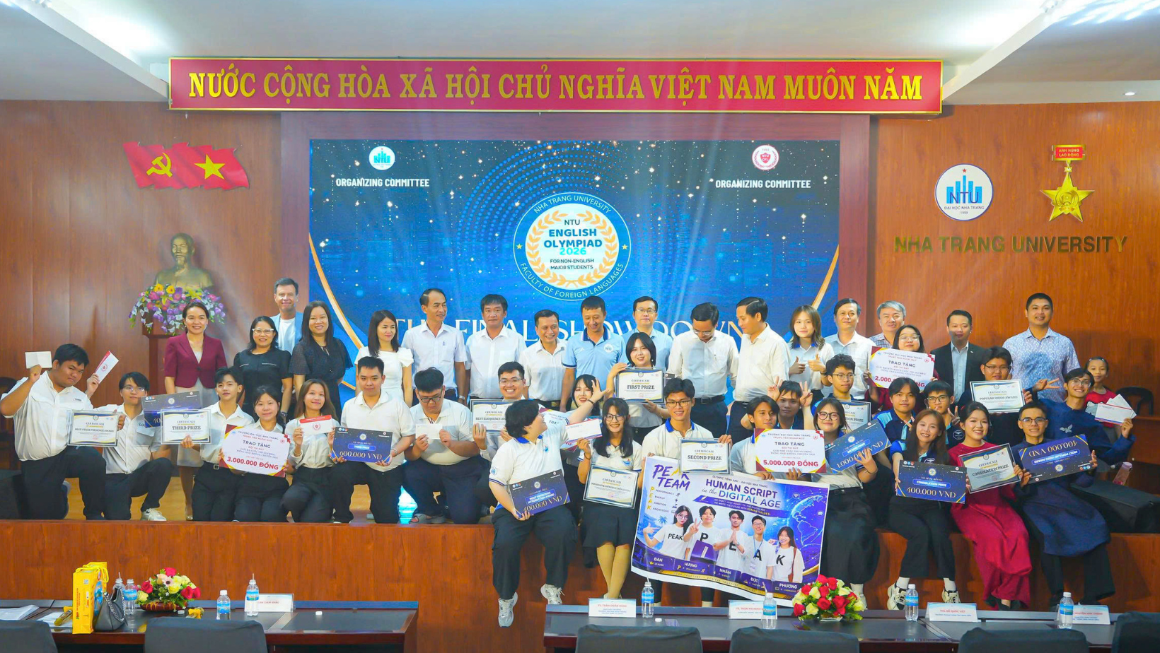 Chung kết Olympic tiếng Anh không chuyên NTU 2026
