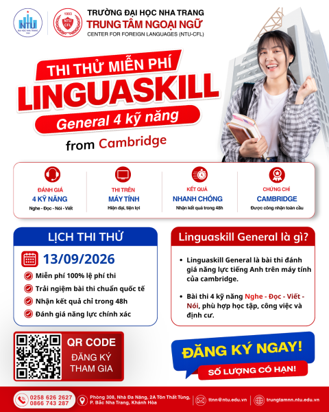 Thi thử Linguaskill General miễn phí tại Nha Trang