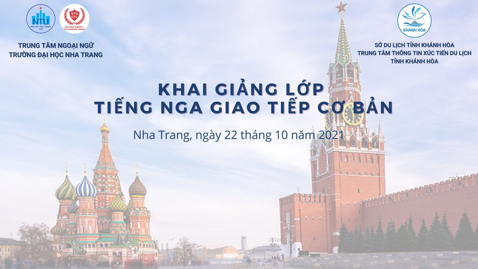 Khai giảng lớp Tiếng Nga Giao tiếp Cơ bản, hợp tác cùng Sở Du lịch Tỉnh Khánh Hoà