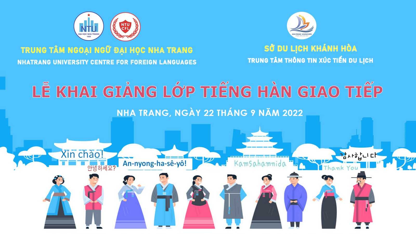 KHAI GIẢNG KHÓA BỒI DƯỠNG TIẾNG HÀN 