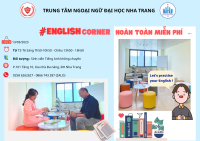 ENGLISH CORNER - Nơi thực hành tiếng Anh miễn phí với các giáo viên bản ngữ