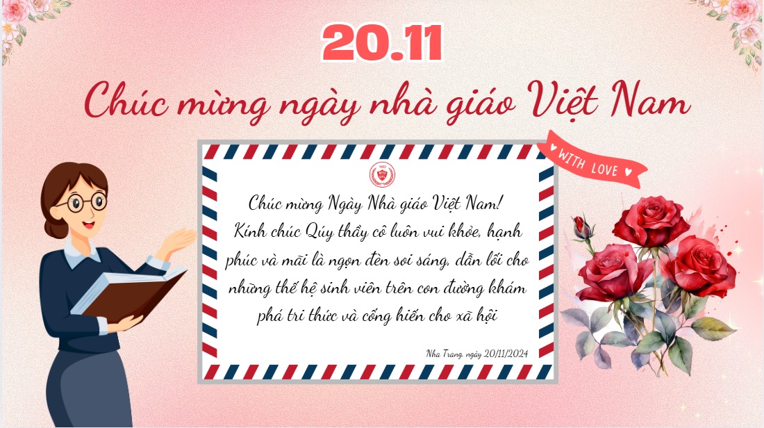 CHÀO MỪNG NGÀY NHÀ GIÁO VIỆT NAM 20-11-2024