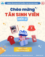 🎉 CHÀO MỪNG TÂN SINH VIÊN K67 – TRƯỜNG ĐẠI HỌC NHA TRANG 🎉